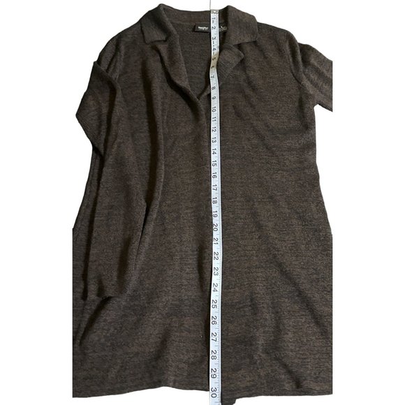 Mossimo Brand Women's Open Front Cardigan Dark Gray Sweater Acrylic Blend Size S - Picture 10 of 12